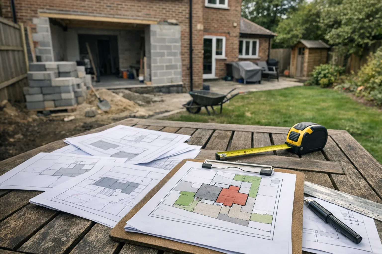 5. Make the block plan do real work — UK planning guide