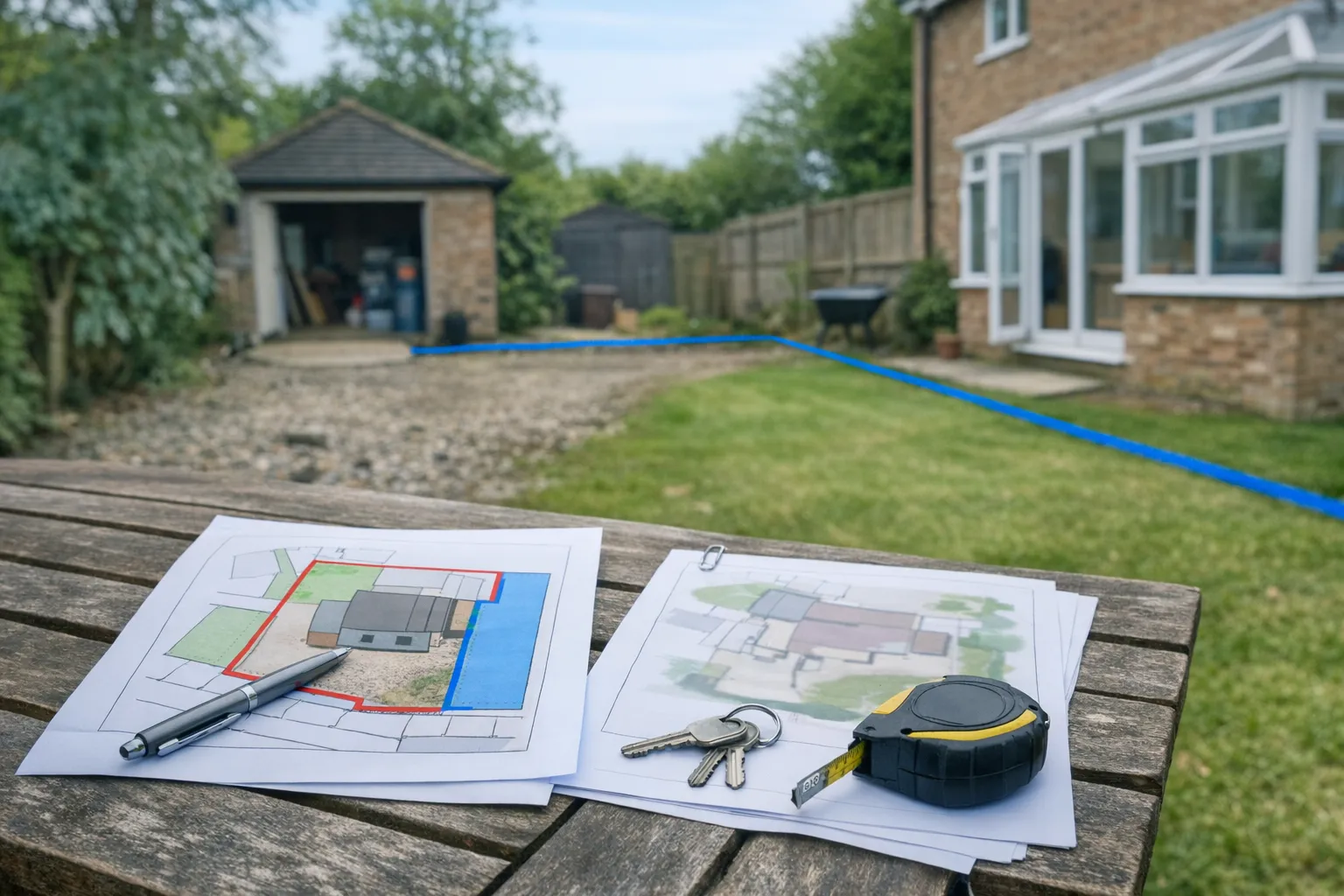 When to use a blue line — UK planning guide